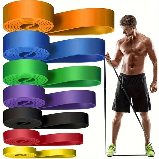 Professional Grade Heavy Duty Latex Resistance Band for Strength Training, Pull-Up Assistance, Pilates, and Fitness Workouts