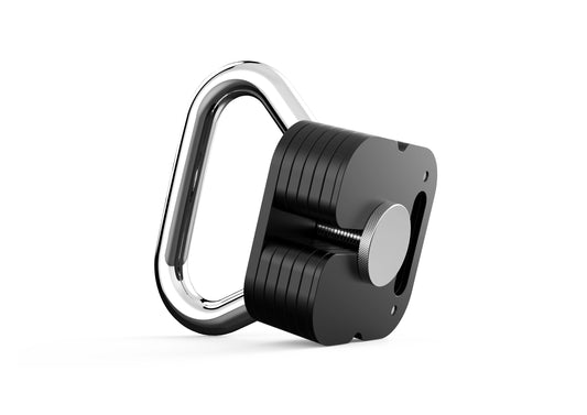 Adjustable Stainless Steel Kettlebell for Home and Commercial Gym Use - Rapid Adjustment for Bodybuilding Workouts