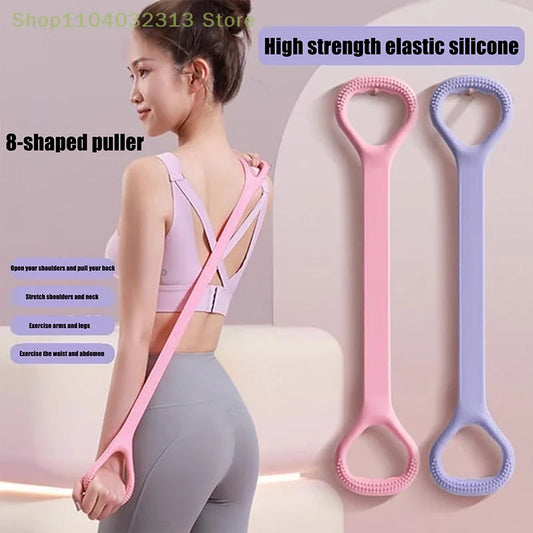 Elite 8-Piece Resistance Band Set for Arm, Back, and Shoulder Workouts - Ideal for Yoga, Pilates, and Physical Therapy