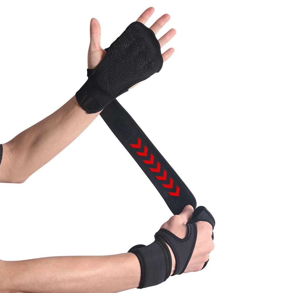 2-Piece Training Sport Gloves for Weightlifting and Fitness Protection