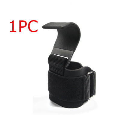 Weight Lifting Hook Grips with Wrist Wraps - Professional Hand-Bar Straps for Gym Fitness and Power Lifting