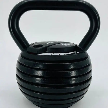 Adjustable Cast Iron Kettlebell Weight Set for Home Strength Training, 20 to 40 lbs