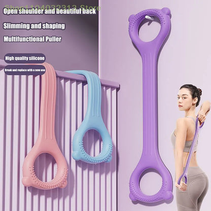 Elite 8-Piece Resistance Band Set for Arm, Back, and Shoulder Workouts - Ideal for Yoga, Pilates, and Physical Therapy