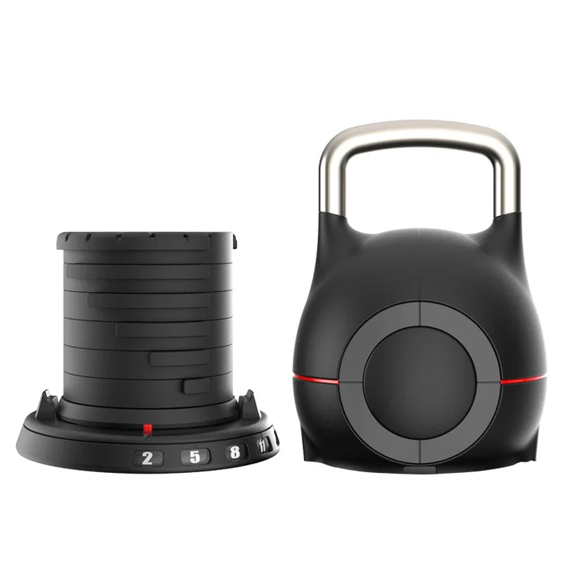 20Kg (44Lbs) Premium Adjustable Kettlebell for Gym Workouts and Weight Lifting