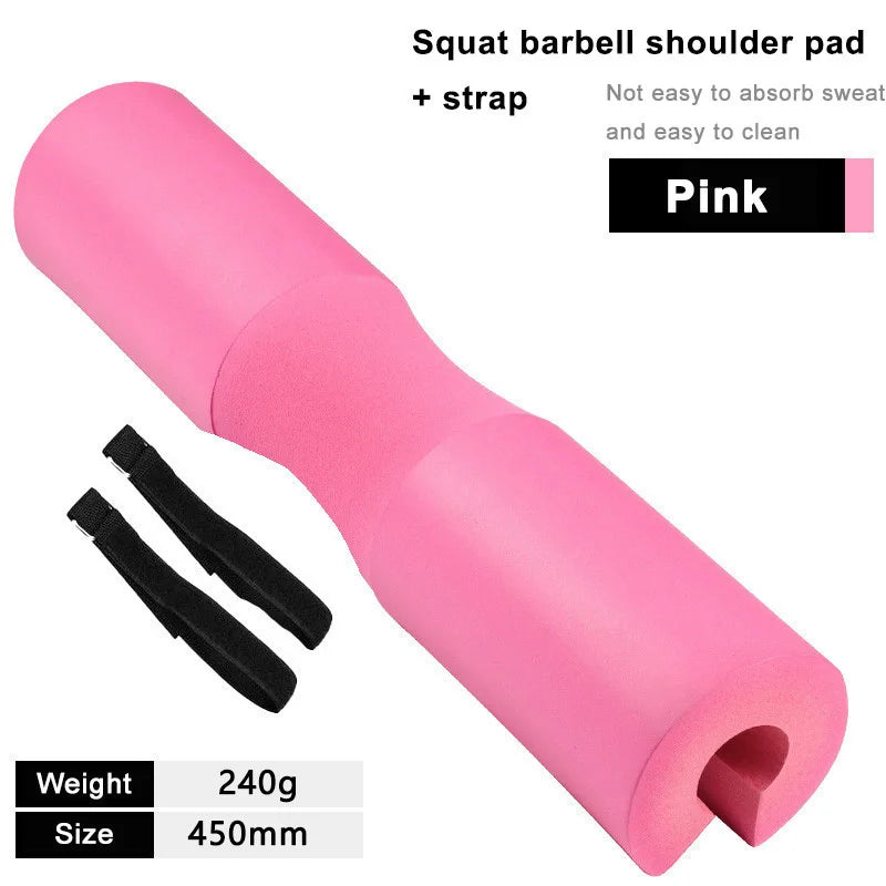 Thickened Non-Slip Barbell Shoulder Pads for Enhanced Neck Support and Protection during Weightlifting and Strength Training