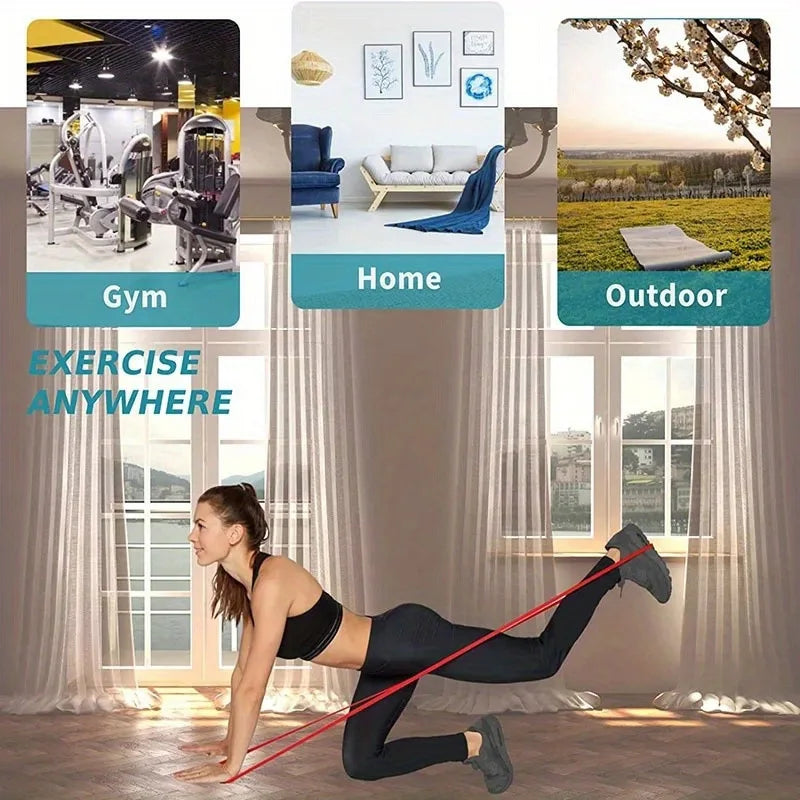 Professional Grade Heavy Duty Latex Resistance Band for Strength Training, Pull-Up Assistance, Pilates, and Fitness Workouts