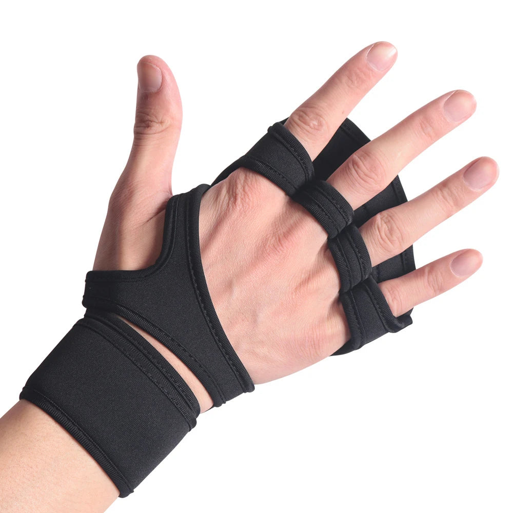 2-Piece Training Sport Gloves for Weightlifting and Fitness Protection