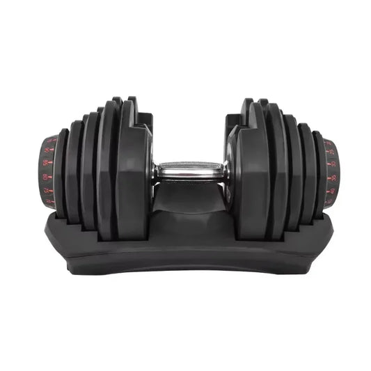 Adjustable Dumbbell Set (24-90 lbs) for Home Gym - Aluminum Weights with 1-Week Delivery