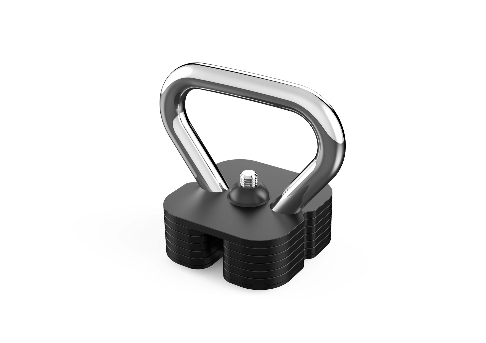 Adjustable Stainless Steel Kettlebell for Home and Commercial Gym Use - Rapid Adjustment for Bodybuilding Workouts