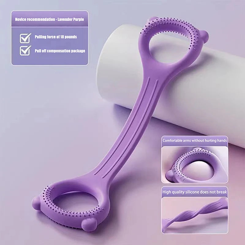 Elite 8-Piece Resistance Band Set for Arm, Back, and Shoulder Workouts - Ideal for Yoga, Pilates, and Physical Therapy