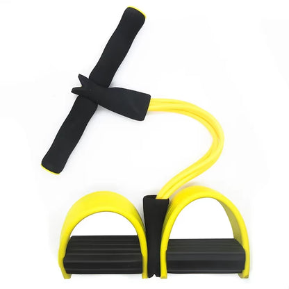 4-Piece Resistance Elastic Pull Rope Set for Home Gym Fitness Training