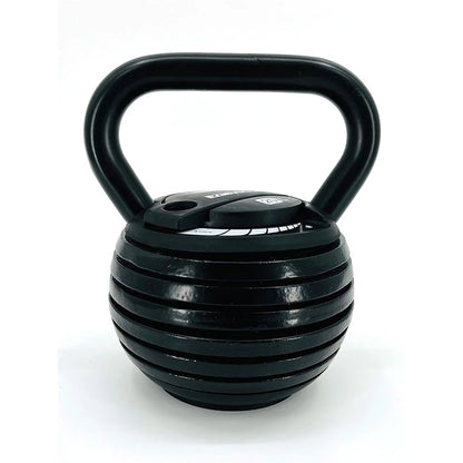 Adjustable Cast Iron Kettlebell Weight Set for Home Strength Training, 20 to 40 lbs