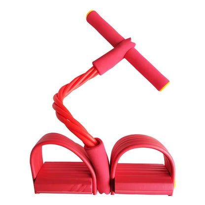 4-Piece Resistance Elastic Pull Rope Set for Home Gym Fitness Training