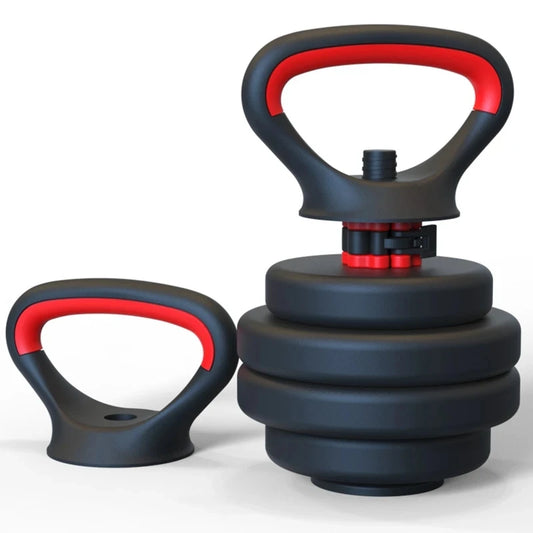 Adjustable Kettlebell Handle for Weight Plates – Versatile Arm Strength and Core Fitness Training for Home Gym Use for Men and Women