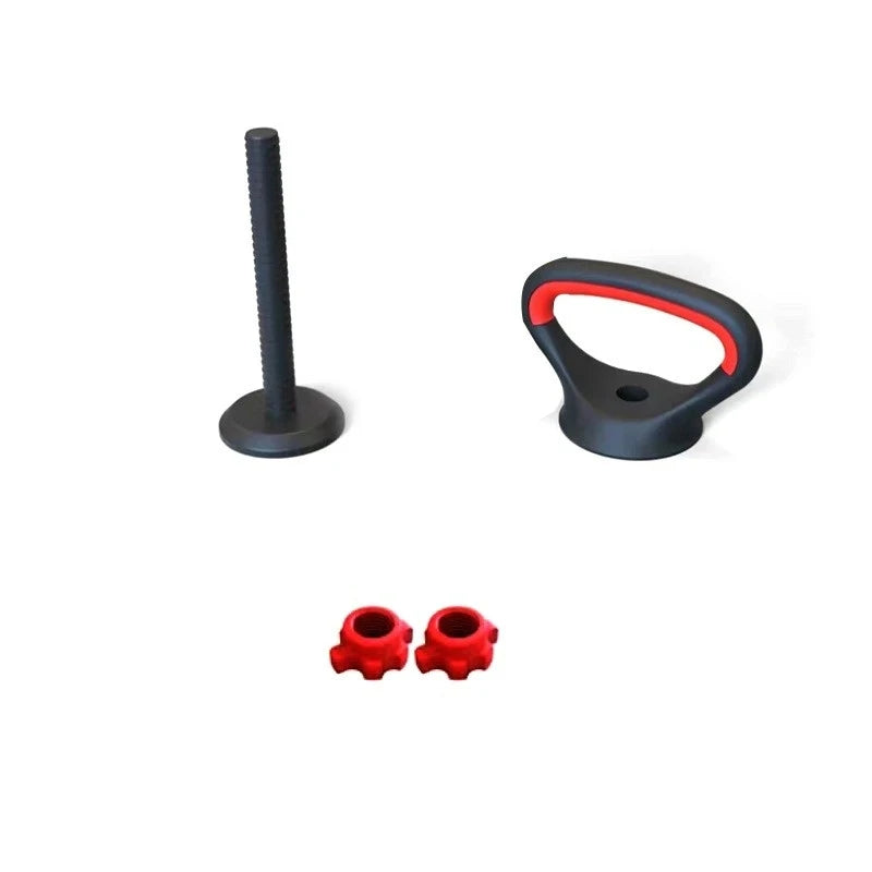 Adjustable Kettlebell Handle for Weight Plates – Versatile Arm Strength and Core Fitness Training for Home Gym Use for Men and Women