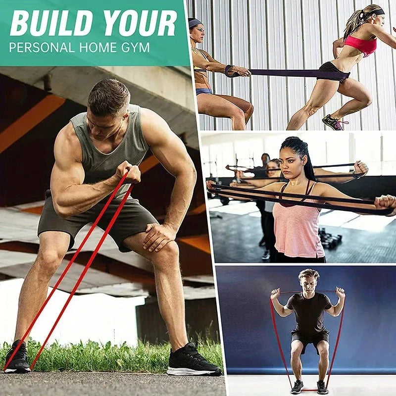 Professional Grade Heavy Duty Latex Resistance Band for Strength Training, Pull-Up Assistance, Pilates, and Fitness Workouts